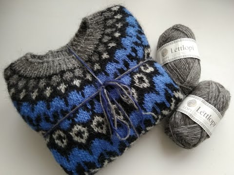 Видео: Лопапейса "Riddari"  спицами  . Подробный  мастер-класс (теория)