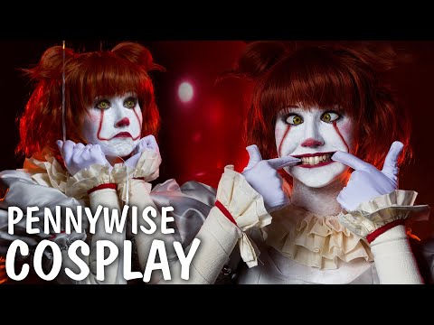 Видео: Стала ПЕННИВАЙЗОМ на Хэллоуин! Перевоплощение в Pennywise
