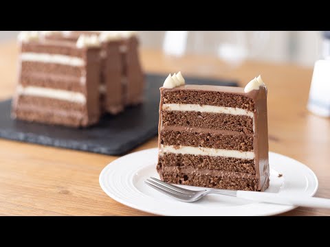 Видео: Шоколадно-масляный кремовый торт ｜ HidaMari Cooking