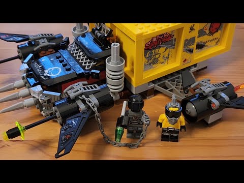 Видео: Lego Space Police Space Truck Getaway Review (обзор на русском)