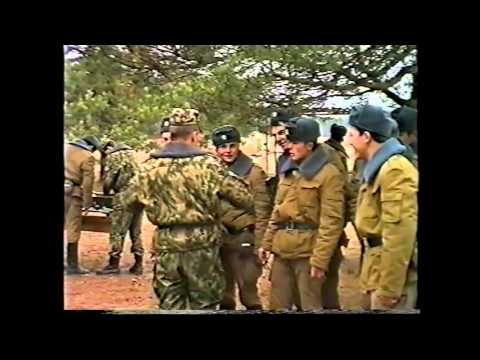 Видео: полевой выход КВАКУ 722 взвод 1996 год
