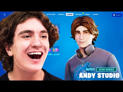 Видео: Изненадах ANDY STUDIO с НЕГОВ СКИН във FORTNITE!