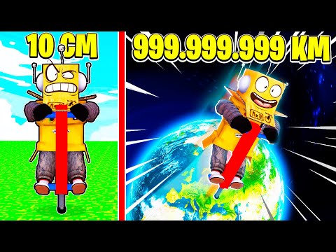 Видео: САМЫЙ ВЫСОКИЙ ПРЫЖОК в РОБЛОКС ЧЕЛЛЕНДЖ! НУБ И ПРО ВИДЕО ROBLOX Pogo Simulator