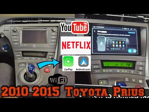 Видео: Toyota Prius 2014 года. Как снять магнитолу. Установка 9-дюймовой беспроводной камеры заднего вид...