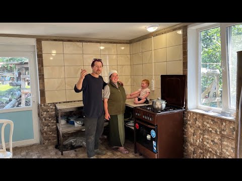 Видео: Да будет СВЕТ! Провели электричество в новую кухню!