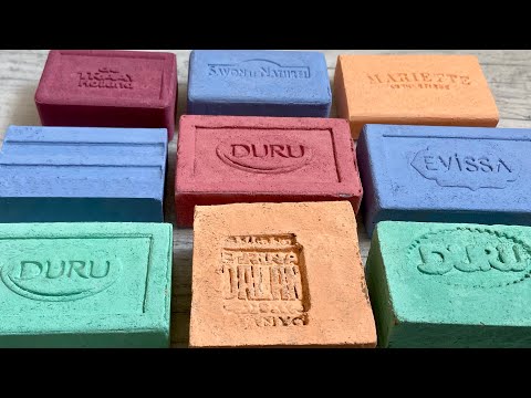 Видео: ASMR soap cutting Painted soap Satisfying video Soap crunch Relaxing sounds Резка крашенного мыла