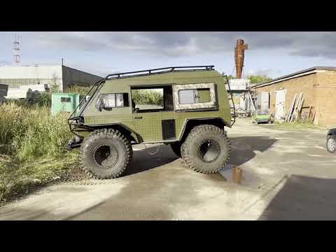 Видео: Автономный, колесный, плавающий вездеход ЛИК. г. Вологда.