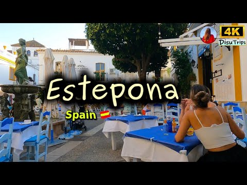 Видео: Эстепона, Испания 🇪🇸 Живописная пешеходная экскурсия в 4K по Коста-дель-Соль