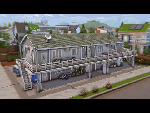 Видео: Дом на 6 квартир || Строительство в The Sims 4 || Скачать NOCC || SpeedBuild