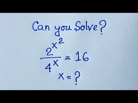 Видео: Сможете ли вы решить этот вопрос экспоненциальной математической олимпиады? | Основы математики |