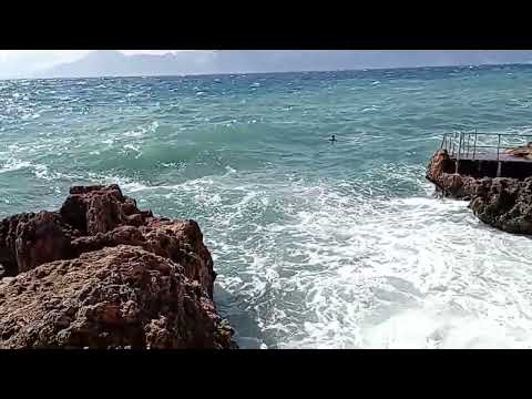 Видео: Буря, шторм, прибой и скалы. Анталия, трансформация в корнях Древа Жизни 9-й Перидской цивилизации