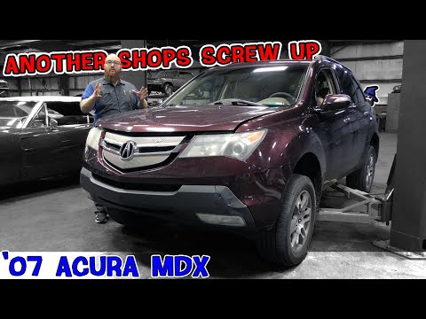Видео: Полный бардак! В прошлом автосервисе совсем облажались с этой Acura MDX 2007 года. Что нашёл CAR ...