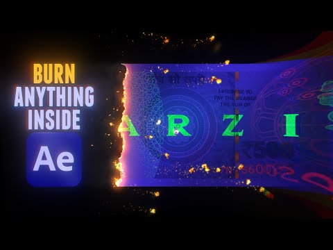 Видео: Воссоздание анимации сжигания записки Фарзи в After Effects | Хинди