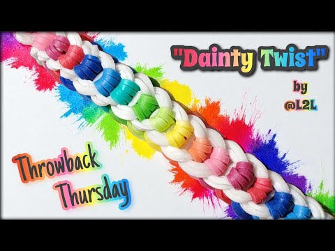 Видео: Мастер-класс по плетению браслета Rainbow Loom "Dainty Twist" 2025 года (обновлённый)