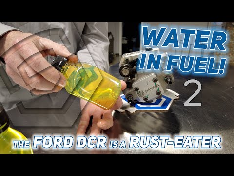 Видео: ДА, насос Ford 6.7L CP4, переделанный в DCR, может справиться с водой в топливе!