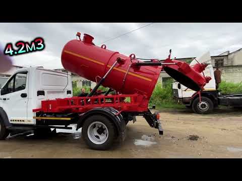 Видео: Илосос Газон NEXT. 2 насоса КО-510. Гидропривод