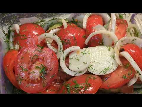 Видео: Закусочные Помидоры к мясу. Пальчики оближешь 🤤
