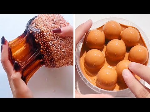 Видео: Удовлетворяющая слизь ASMR | Расслабляющее видео слизи # 455