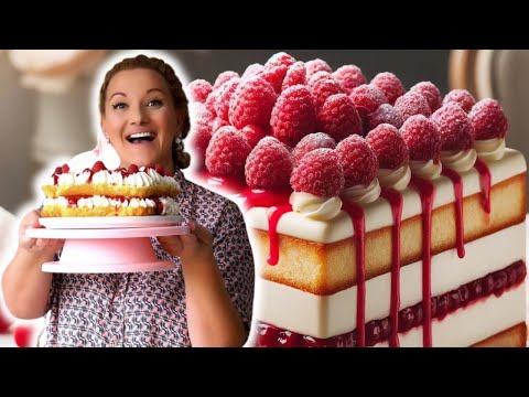 Видео: Торта с малини и бял шоколад - Впечатлете вашите гости!