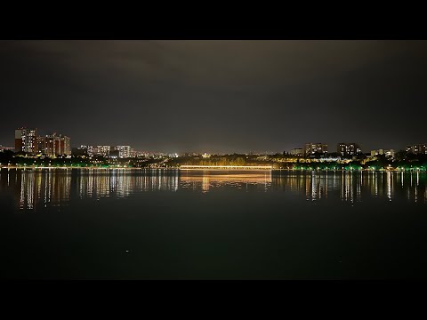 Видео: Ночной Сайран после реконструкции. Алматы