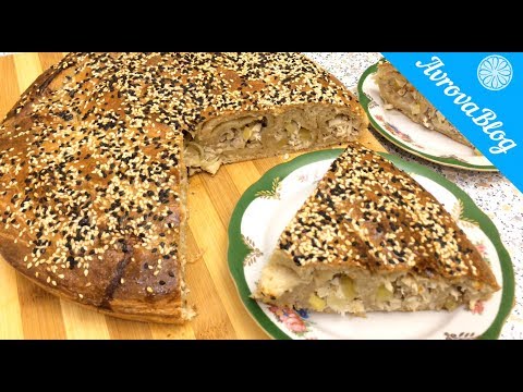 Видео: Пирог на закваске с начинкой из курицы и картофеля