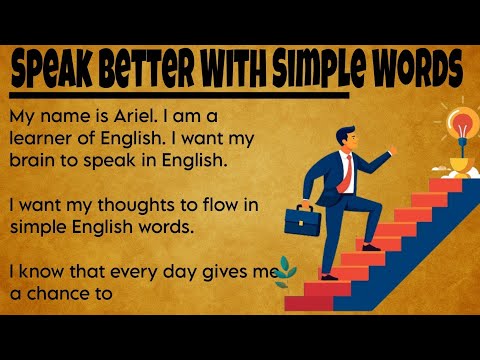 Видео: Говорите лучше простыми словами || Оцененный уровень чтения || Английский для начинающих || (A1 и...