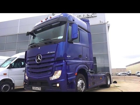 Видео: 2016 Mercedes-Benz Actros 1845 LS. Обзор (интерьер, экстерьер, двигатель).