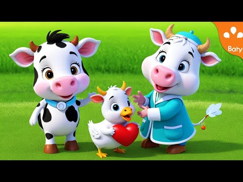 Видео: ​​Доктор Корова заботится о цыплёнке 🐮🐣
