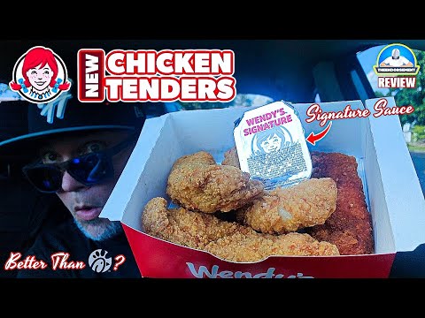 Видео: Обзор НОВЫХ куриных наггетсов Wendy's®! 🐔 | Лучше, чем Chick Fil-A®? | theendorsement