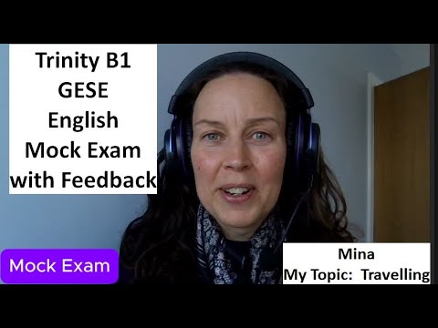 Видео: Экзамен Trinity B1 English GESE Пробный экзамен Тест по английскому языку Практический тест с обр...