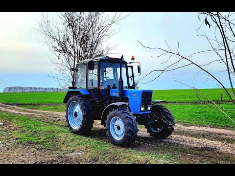 Видео: Новый МТЗ-82.1, борьба с сорняками, проблемы нового МТЗ, первое ТО