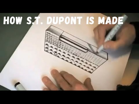 Видео: S.T. Dupont lighters manufacturing process Процесс изготовления зажигалок S.T. Dupont