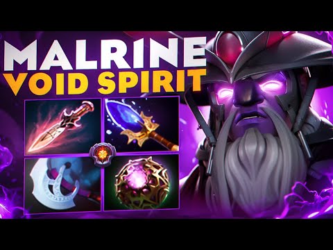 Видео: МАЛРИН НА ВОЙДЕ ПОКАЗАЛ ВСЮ СИЛУ ГЕРОЯ🔥| Malr1ne Void Spirit 7.36c