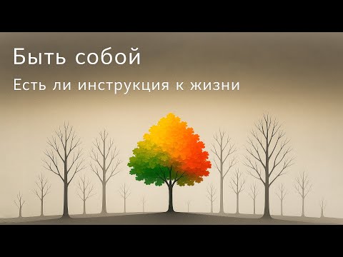 Видео: Быть собой  Есть ли инструкция к жизни.