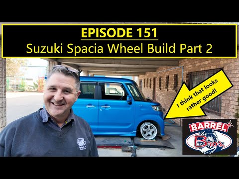 Видео: 151. Сборка колес Suzuki Spacia SSR, часть 2 (SSR SP1)