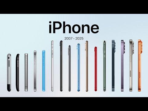 Видео: Эволюция всех iPhone. От iPhone 2G до 17 Pro Max
