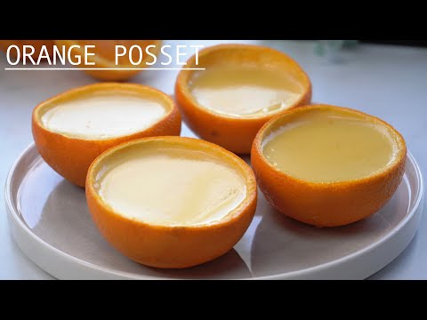 Видео: Нежнейший апельсиновый поссет 🍊 Простой рецепт десерта