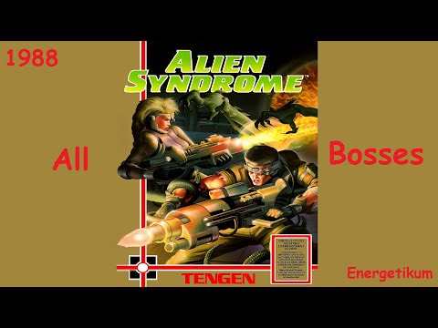 Видео: Alien Syndrome - all bosses (все боссы) [NES]