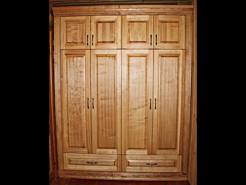 Видео: Шикарный шкаф из массива Ясеня. A chic wardrobe made of solid Ash.
