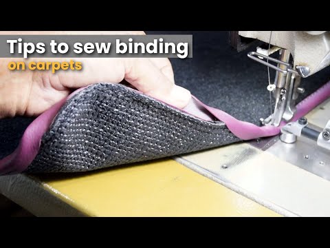 Видео: Советы по пришиванию окантовки на ковры - Обивка автомобиля