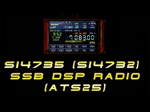 Видео: Радиоприемник на микросхеме SI4735 (si4732) SSB DSP RADIO (ATS25)