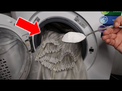 Видео: Идеально БЕЛЫЙ и ЧИСТЫЙ ТЮЛЬ 💥 Просто замочите его в этом растворе!