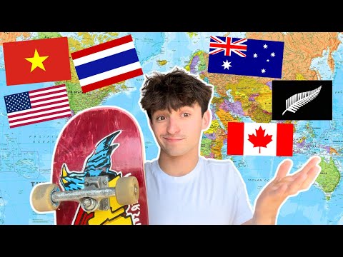 Видео: Отличается ли скейтбординг в разных частях мира?