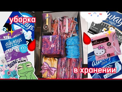 Видео: уборка в хранении📦/ #месячные +новинки