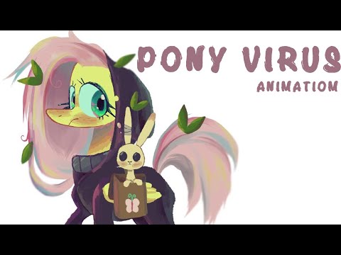 Видео: MLP:FIM "Pony virus/infection" (редизайн ПинкиПай и Флаттершай)