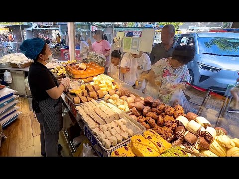 Видео: Утренний рынок Сюйчжоу в провинции Цзянсу, Китай, имеет уникальную атмосферу жизни.