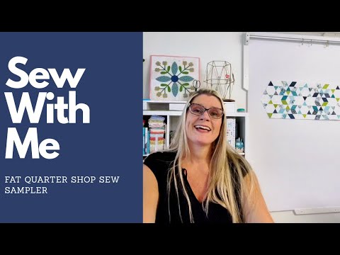 Видео: Шить вместе с Fat Quarter Shop Dahlia Quilt 2025! Подписка на набор для начинающих шитья
