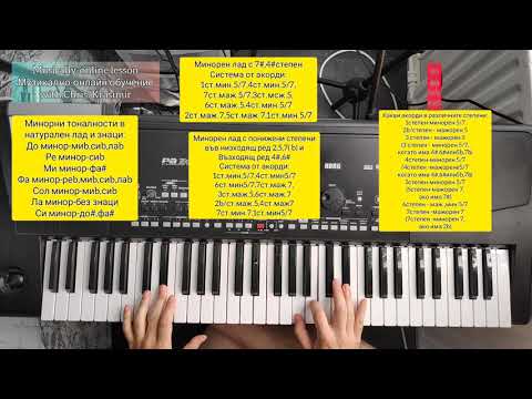 Видео: Системи от акорди в минорни ладове