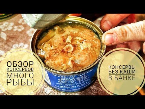 Видео: На такие рыбные консервы не жалко потратить деньги! Обзор недорогих консервов | 9 видов