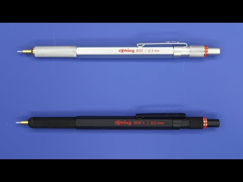Видео: Rotring 800 и Rotring 800+  | механические карандаши | ProPencils